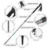 Folding Treking Poles Ultralight Nordic Walking Stick vandring Teleskopisk poljusterbara anti -chockpinnar Klättring av 240327