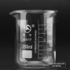 さまざまなセットラボヒート耐性スケーリング測定カップボロケイ酸塩ガラス化学ガラスビーカー測定