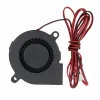 Cooling Gdstime 2 PCS 12V Dual Ball Bearing 50x50x15mm 3D Printer DC Cooling Fan 50mm x 15mm Long Cable Blower Cooler Radiator 5015