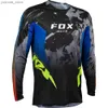 Chemises cyclables Tops Mens Bat Shirt en descente Jersy Mountain Bike Shirt Offroad DH Jeresy Dry Motocross Dry Motocross Clothing Clothing Y240410