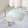 Rubinetto del rubinetto spazzolato per bagno spazzolato due fori in oro rosa oro diffuso del rubinetto del rubinetto tocco 360 tappa del bacino rotante