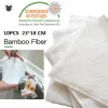 BAER FAMIGLIA 10PCS ECODIFICAMENTO ECODAGGIO PIRO DI PULITO DI BAMBOO PARDO PROBLEMI ACCESSI DELLA CUSCINE OLIO NON STILGIA