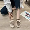 Casual Shoes 2024 Spring and Autumn Sandals Foreign Trade Women's Fashion All-Match Thick Heel Flat Plus Size