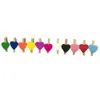 50pcs/Lot Mini Mini Romanting Loving Heart Clips Wood Clips Handicrafts Photos Papers Apets Pegs Home Home Bachelorette Party Decorations