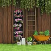 7 Pocket Vertical Growing Planting Bag Felt Fabric Wall Hanging Flower Vegetable Growing Container Outdoor Indoor Garden Planter