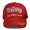 Styles Donald 12 Trump 2024 Cap broderad baseballhatt med justerbar rem Save Amercia Again Banner 0410