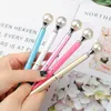 Créative Pearl Ballpoint stylos 14 Color Rotary Metal Ball Pen Scolar Bureau Écriture Points de balle T9I002611