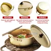 Konco Koreanische Suppe Stock Pots Instant Noodle Borridge Topf Küche Kochen Kochkocher Küche Gaskochgeschirrtopf