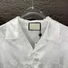 Camisa de bordado de designer Men Button Casual Up camisa de verão Camisas de negócios formais camisetas casuais de mangas curtas