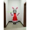 Mascot kostymer maskot kostymer hare påsk kanin kanin tecknad plysch jul fancy klänning halloween maskot kostym ythb