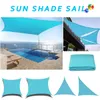 Sky Blue All Size Waterd Sun Shade Segel Quadrat Rechteck Dreieck Garten Terrasse Baldachin Pool Schatten Camp Wanderhilder Markennennmarke Marke