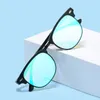 Sonnenbrille Retro Halbrahmen Rotgrüne Farbe Blindheit Gläser Männer professionelle Blindfasten doppelseitige Beschichtungstests kostenlos