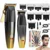 Clippers Hair Clipper i Trimmer Set do ładowania salonu fryzjera gospodarstwa domowego włosy broda broda golarki