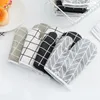 1 morceau mignon gant gris gris gris mode nordique cuisine gants micro-ondes gants cuisiniers