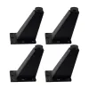 4 PCs 8 cm einstellbare Möbel Bein Metall Tischschränke Füße Sofa Bett Fernseher Schrank Beine Praktische Möbelfüße für Home Office