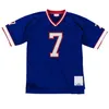 Stitched Football Jerseys 7 Doug Flutie 1998 Mesh Legacy Pensionerade Retro Classics Jersey Men Women Youth S-6xl Blue