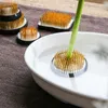 Japanse Ikebana Kenzan Long Rround naald Flower Kikker Pen Pin messing naald vaste gereedschap Bloemarrangement