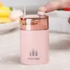 Automatic Toothpicks Box Wheat Straw Toothpick Holder Pop-Up Toothpick Dispenser Home Smart Gadgets Toothpicks Container