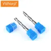 VSHARP 2 FLUTY SPIRAL END MIDN CNC ROUTER ROUTER BIT FLAT NOSE UPCUT FILKING TRUKTER BITY KAGITA