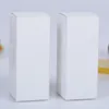 Cajas de cartón de biberón de aceite de papel blanco de 100 piezas de 100 piezas Caja de envasado de botella de aceite esencial