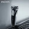 Enchen Blackstone Plus Electric Shaver IPX7 Dry Dry Dual Uso Dived Máquina de afeitar recargable de barba para hombres 240409