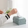 MeyJig Plastic Tissue Box Cover Napkin Storage Box Living Room Organizer Car Paper Holder Napkin Container