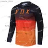 Cykeltröjor toppar mens bat nedåt tröja cross enduro tröja offroad dh motorcykel cykel t-shirt maillot ciclismo hombre y240410