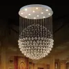 NY MODERN LED K9 BALL CRYSTAL CHANDELIER