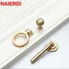 Naierdi Solid Zink Legierung Europäischer Möbelgriff Vintage Gold Schrank zieht Küchenschrank Griff Schubladenknöpfe Hardware