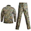 Mens Military Uniform Tactical Clothing Combat Shirt Camouflage Militar Special Forces Coat+Pant Set Maxi XS-2XL