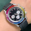 Assista Automático Mecânico Designer Relógios de 40 mm Sapphire Sapphire Impermeável Avanço de aço inoxidável Pulseira Montre de Luxe Fifragem dobrável