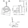 Mini Micro Geared DC Motor 6V 5RPM/100RPM Reversible Small Electric 6 Volt Robot Crafts Toy Advertising Light Boxes DC Motor