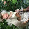 17 cali Zestaw Doll Doll Witdiy Flying Deer Niedokończony nieposłuszny zestaw Reborn DIY Planne części lalki z ciałem