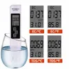 3 IN1 TDS/TEMP/EC METURA DE QUALIDADE DE ÁGUA PENDER TDS/EC TESTER 0-9990ppm Detector de condutividade Medidor de temperatura de pureza da água