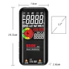 BIDE S10 / S11 Multimètre numérique 9999 Compte le condensateur de tension Smart AC Smart Professional OHM Diode NCV HZ EMF Tester Detecteur