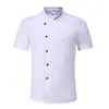 3 kleuren Groothandel Unisex Keuken Chef Uniform Bakery Food Service Korte mouw Kort met dubbele borsten Kok Kok Chef -kok