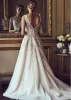 2024 robes de mariée bhldn sans manches romantique en V