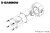 Carriola di raffreddamento PC Acqua di raffreddamento del flusso di raffreddamento METER / Sistema di raffreddamento ad acqua Trasparente 5v 3pin Intesta