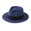 Summer Mens Panama Straw Hat Wide Brim Unisex Bowler Big Głowa Obiec Sunshade Sun Ochrona 240410