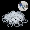 10 pcs weißer Gummi-Dichtungsring OD 27-34 mm hitzebeständiger Lebensmittelqualität Silikon O-Ring für Kaffee nachfüllbare Kapseln Körperbecher