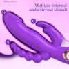 Autres éléments de beauté de la santé Rabbit Telesic Gulting Dildo Vibrateur pour femmes Tableau de mamelon Clitoris Stimulateur Vagin G-spot Femme Masturbateur Adult Adult Toys L410