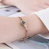 bracelet Adjustable Clover Bracelet Womens Colorless Simple and Elegant Light Luxury Small and Unique Charm Bracelet Versatile for