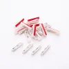 50 pcs 22mm 31 mm 36 mm barra di sicurezza bianca con spilla adesiva posteriore per la spalla di badge per nozze per le forniture per accessori fai -da -te