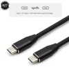 100W USB C tot USB Type C MANNELIJKE KABEL USBC PD 5A 4K SNELLAGER CORD USB 3.1 Gen 2 Videokabel voor Xiaomi Air Samsung S20 MacBook