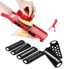 Groente Cutter 8 in 1 6 Dicing Blades Slijplatter Fruit Peeler Aardappel Kaas Afvoer Slopperkeuken Keukenaccessoires Gereedschap