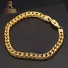 Hot Sale 16mm Miami ketting Nieuw ontwerp 14k vaste gouden Cubaanse link kettingarmband voor mannen vrouwen