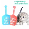 Stor tjock kattkull spade husdjur rengöringsverktyg plast katt sand toalett rengöring skedar katt skopa poop spade avfallsbricka