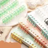 10 Pcs 5 Holes Binder Rings Spiral for Notepad Scrapbook Binder A4/A5/B5 Notebook Binding Clips School Stationery