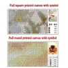 VENDITA Trittych Diamond Recamit Flower Mosaic Diamant Painting 5D Puzzle Crystal Frace Mrace Picture 3 pezzi Regalo,