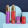 10ml Perfume Atomizer Portable Liquid Container For Cosmetics Mini Aluminum Spray Alcohol Empty Bottle Refillable For Traveling